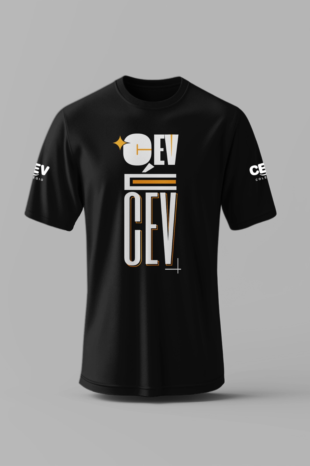 T-SHIRT  PRETA TAM P (ENSINO MEDIO)